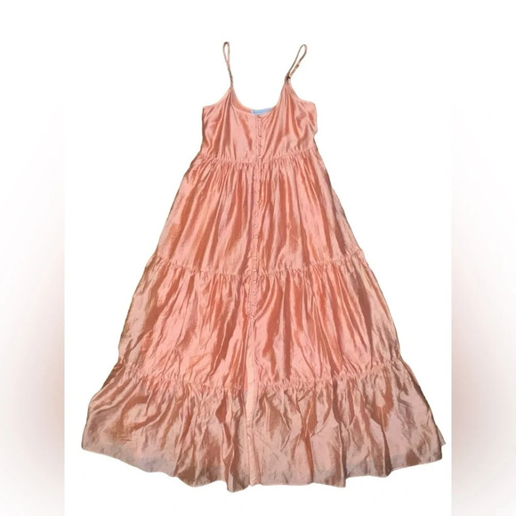 ENDLESS ROSE BUTTON DETAIL TIERED MAXI DRESS XS - Picture 4 of 8